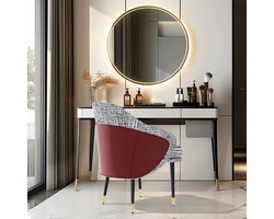 Eetkamerstoelen – Moderne Stoelen – Linnen Stoelen – Zwarte Stoelen – Hoogwaardig Schuim – Zwart Gelakt IJzer