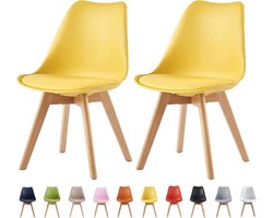Eetkamerstoelen Set van 2 - Comfortabele Design Stoelen voor Keuken en Lounge