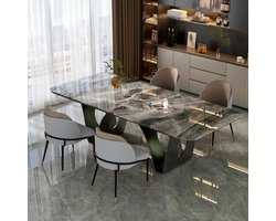 Eetkamerstoelen – Stoelen – Dining Chairs – Comfortabele Stoelen – Microvezel PU-Leder – Massief Eucalyptus Hout – 150 Kg Draagkracht - Set van 2 - Bruin
