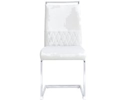 Eetkamerstoelen – Stoelen – Kuipstoelen – Eettafelstoelen – Design Stoelen – Hoogwaardige PU Kunstleer Bekleding – Comfortabele Hoge Rugleuning
