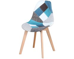 Eetkamerstoelen – Stoelen – Patchwork Stoelen – Design Stoelen – Massief Beukenhout – Comfortabele Zitting