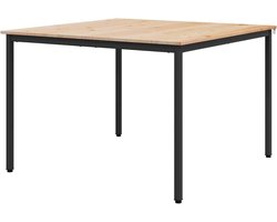 Eetkamertafel - Keukentafel Eettafel - Gezellig Tafelen - Massief Grenenhout - 110 x 110 x 75 cm - Naturel