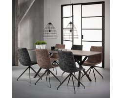Eetkamertafel Rye | Grijs Beton