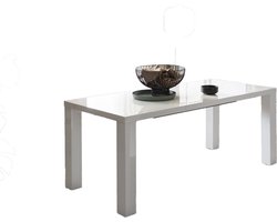 Eetkamertafel Seth Wit - MDF - Rechthoek - 120x80cm - Hoogte 76 cm