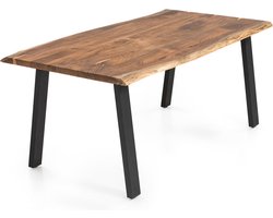 Eetkamertafel Thijmen Acacia - Rechthoek - 160x85cm - Hoogte 76.5 cm