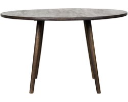 Eettafel 130 Waterloo - Hout - Bruin - 130 x 78 x 130 cm (BxHxD)