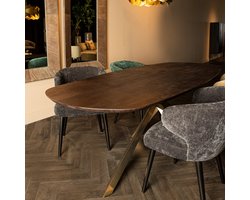 Eettafel Alore | Deens Ovaal | Bruin Mangohout