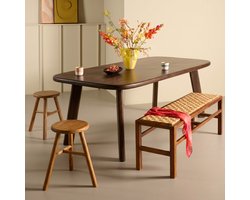Eettafel Alton - Mangohout Rich Walnut - Robuust & Sfeervol