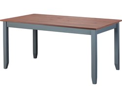 Eettafel Cerci 160cm - donkergrijs - Interlink - Kantoortafels - Grijs - Hout - Kantoortafels -