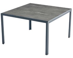 Eettafel Colin | 120 x 124 x 74 cm | Grijsbruin - Poldimar - Keukentafels - Bruin - MDF - Keukentafels -