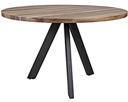 Eettafel Daytona 120 cm Notenhout - Naturel