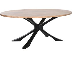 Eettafel DKD Home Decor Metaal Acacia 200 x 110 x 76 cm
