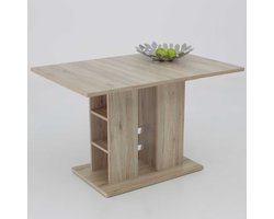 Eettafel Effi 120/160x80 cm-lichte Sanremo eik