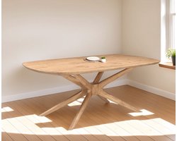 Eettafel Evi Deens ovaal eiken 240x110 cm - Naturel