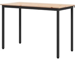 Eettafel Grenenhout - Keukentafel Eetkamertafel - Gezellig Tafelen - Massief Grenenhout - 110 x 55 x 75 cm - Naturel
