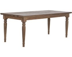Eettafel Home ESPRIT Teakhout 200 x 90 x 78 cm