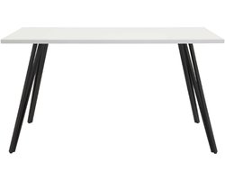 Eettafel Jenna 140x80 cm-hoogglans wit