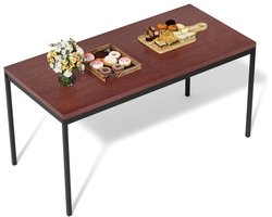 Eettafel Keukentafel Rechthoekig Vintage Hout & Metaal 150x75cm
