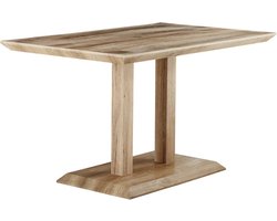 Eettafel keukentafel tafel "Alina" - 130 x 80 x 75 cm - Eiken