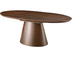 Eettafel Lino uitschuifbaar - 160-200cm Walnoot bruin- Zetelsenbedden
