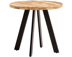 Eettafel mangohout 80x80 cm - WL7.055