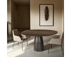 Eettafel Marron| Bruin Mangohout