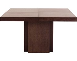 Eettafel Mundus 130 x 130 cm - chocoladefineer