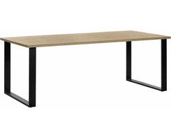 Eettafel Namibia Eiken - Rechthoek - 200x95cm - Hoogte 73 cm