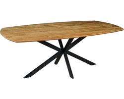Eettafel Nevada Deens ovaal mangohout 180x90 cm - Naturel