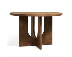 Eettafel Nova Bruin Ø120cm - Giga Meubel