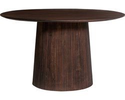 Eettafel Ø 130 cm Ryker Donker Bruin