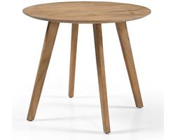Eettafel Oslo Mangohout Rond 90cm - Giga Meubel
