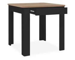 Eettafel Oslo Zwart 80 x 77 x 80 cm Ek