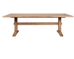 Eettafel Porto - Hout - Bruin/Hout - Mango/Hout - Naturel - 240 x 76 x 100 cm (BxHxD)