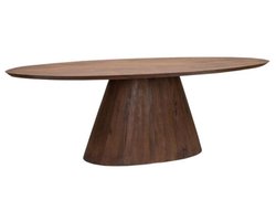 Eettafel Premana ovaal mangohout 240x120 cm - Bruin