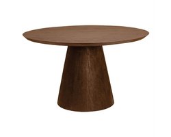 Eettafel Premana rond Mangohout 130 cm - Bruin