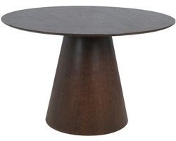 Eettafel Rond Walnoot - 120x120x75cm - Gewicht 52kg