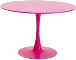 Eettafel Schickeria Ø110cm roze Kare Design