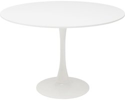 Eettafel Schickeria Ø110cm wit Kare Design