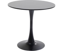 Eettafel Schickeria Ø80cm zwart Kare Design