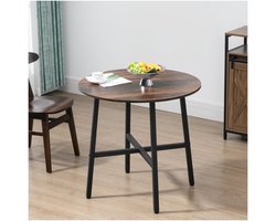 Eettafel - Stijlvol design - Industrieel - Bruin