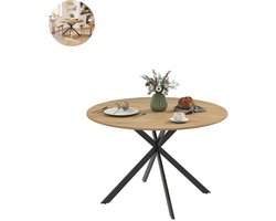 Eettafel – Stijlvolle Eetkamertafel – Stevig & Ruim – Voor 4 Personen – Zwart