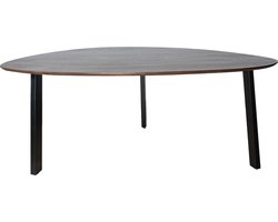 Eettafel Tinus Bruin - Kiezelvormig 200 cm - Japandi - 4 tot 6 personen - Keukentafel