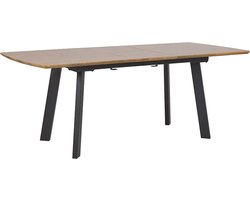 Eettafel uitschuifbaar SALVADOR Donkerbruin 160/200 cm 90 cm