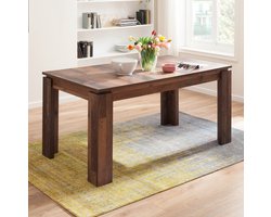 Eettafel Universal | Verlengbaar | 160 x 90 x 77 cm | Old Wood-ontwerp