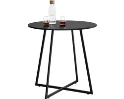 Eettafel Vaggeryd rond 78x80 cm zwart