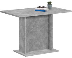 Eettafel Virginia Beton - Rechthoek - 110x70cm - Hoogte 77.5 cm