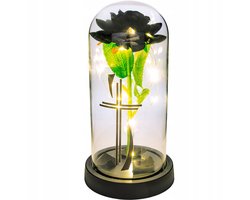 Eeuwige Rozen Lantaarn LED - Decoratie voor Graf