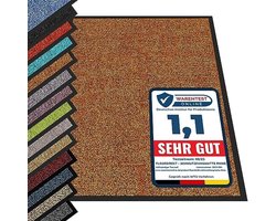 Effectieve Vloermat voor Entree | Antislip & Wasbaar | 60x90 cm Bruin