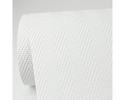 Effen behang Uni behang Papiertapete Wit 504227 | Koop nu voordeling behang